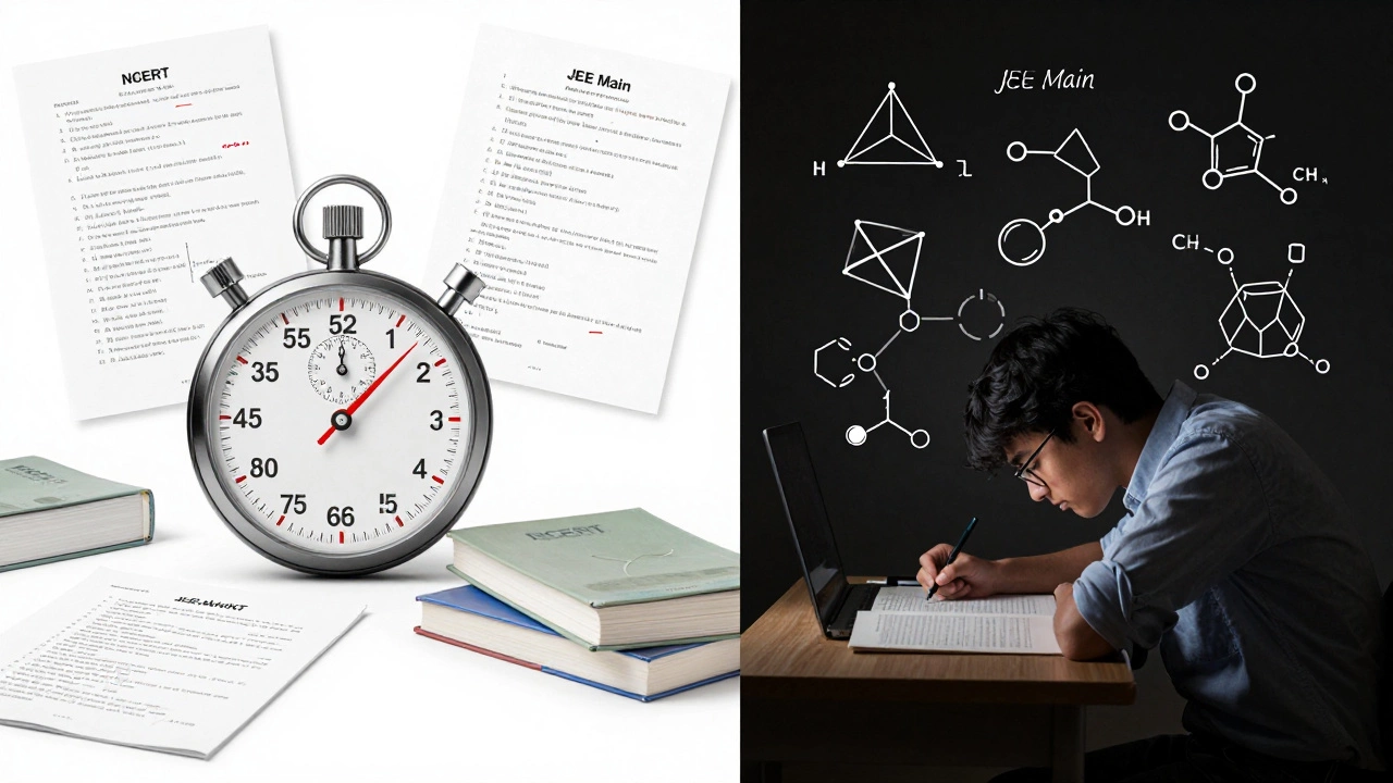 Split view of fast-paced vs deep analytical exam prep